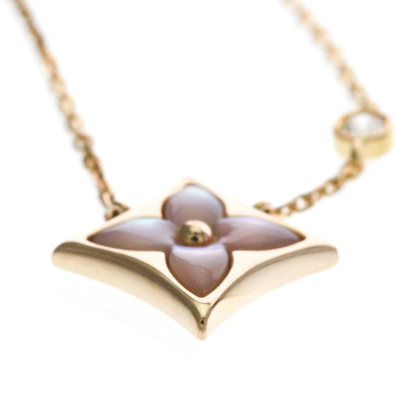 Louis Vuitton Color Blossom BB Star Pendant 18K Rose Gold with Diamond and Mother of Pearl