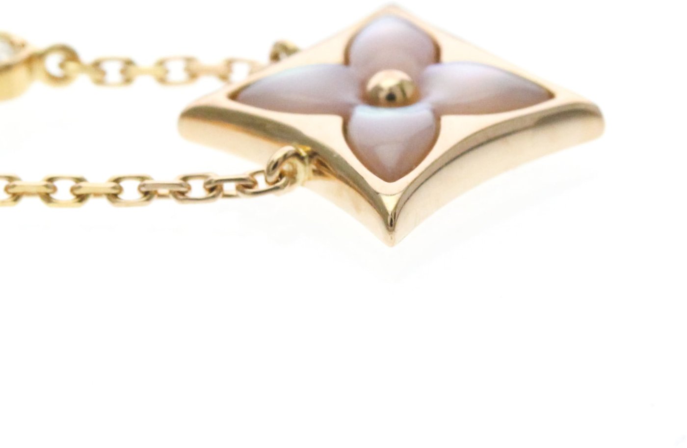 Louis Vuitton Color Blossom BB Star Pendant 18K Rose Gold with Diamond and Mother of Pearl