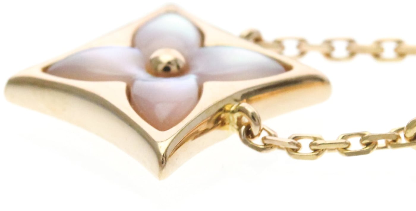 Louis Vuitton Color Blossom BB Star Pendant 18K Rose Gold with Diamond and Mother of Pearl