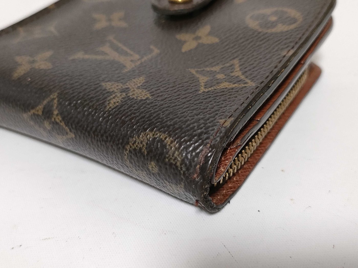 Louis Vuitton Compact Zip Perforated Monogram Canvas