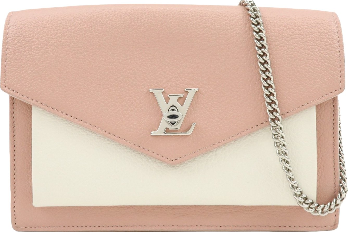 Louis Vuitton Mylockme Chain Pochette Leather Mini