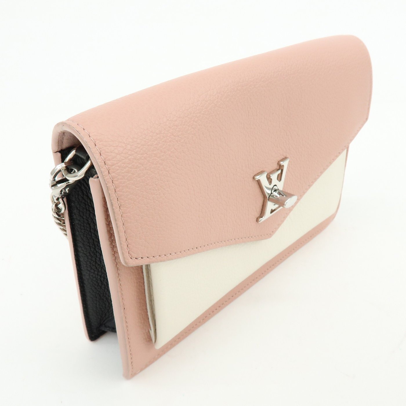 Louis Vuitton Mylockme Chain Pochette Leather Mini
