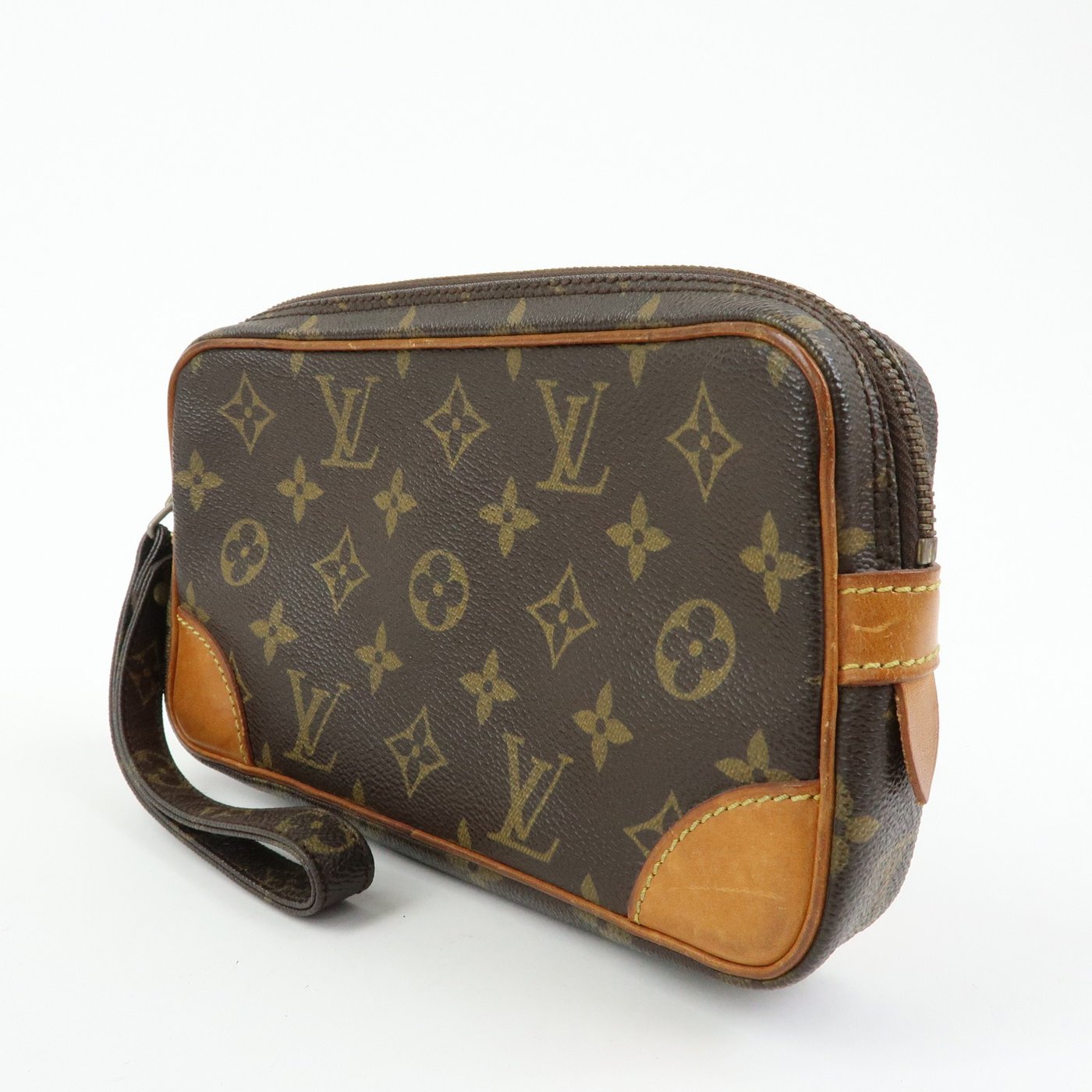 Louis Vuitton Marly Dragonne Clutch Monogram Canvas PM