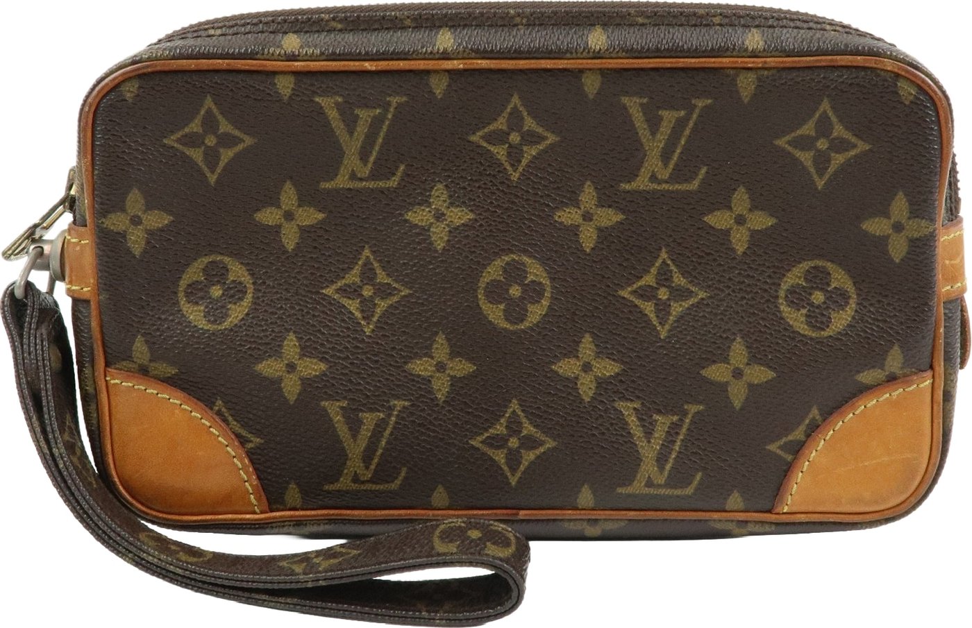 Louis Vuitton Marly Dragonne Clutch Monogram Canvas PM