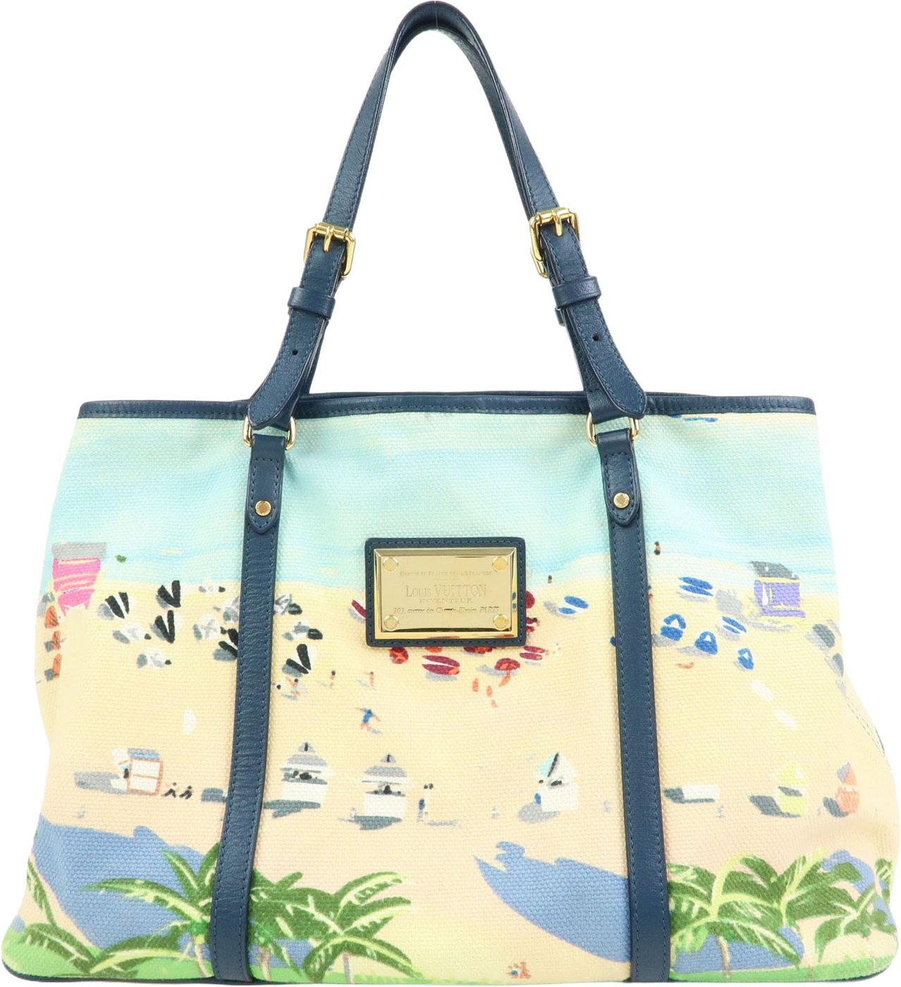 Louis Vuitton Ailleurs Cabas Limited Edition Printed Canvas PM