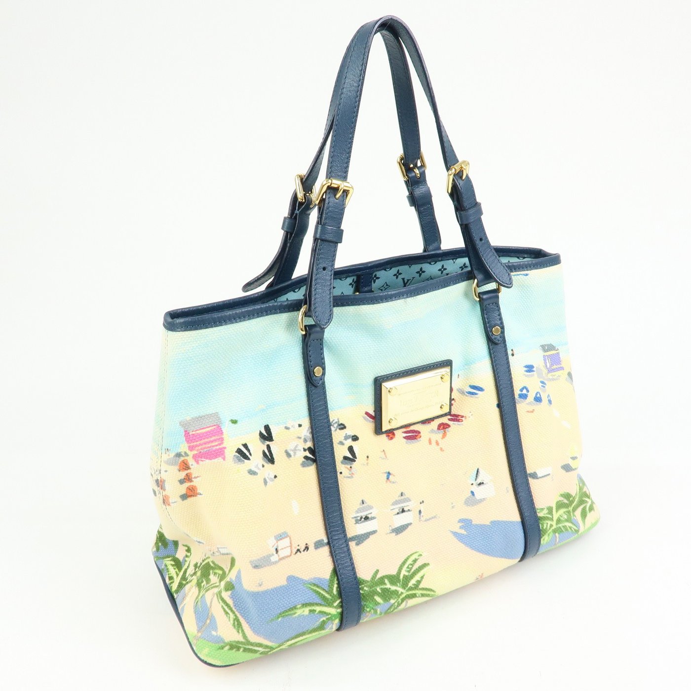Louis Vuitton Ailleurs Cabas Limited Edition Printed Canvas PM