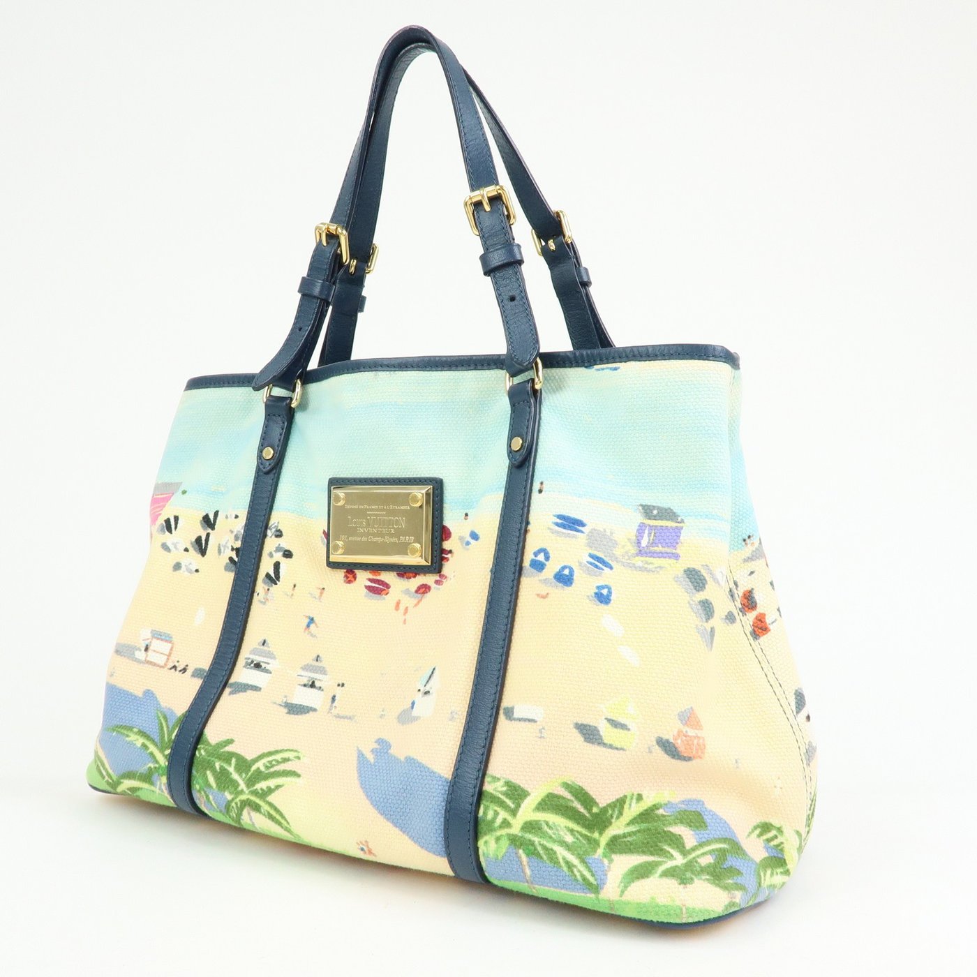 Louis Vuitton Ailleurs Cabas Limited Edition Printed Canvas PM
