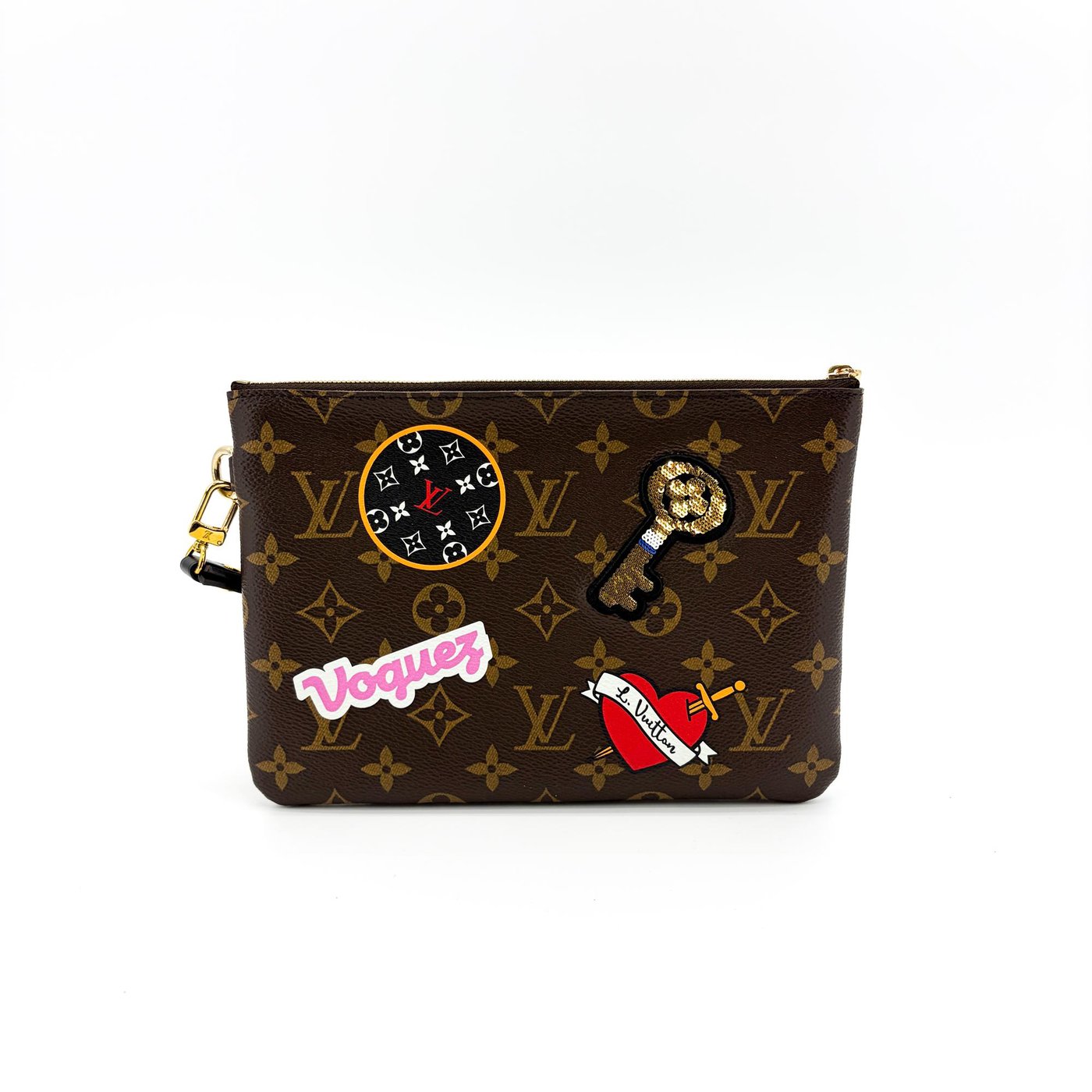 Louis Vuitton City Pouch Limited Edition Patches Monogram Canvas