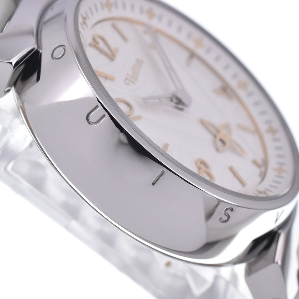 Louis Vuitton Tambour Quartz Stainless Steel and Monogram Rubber 34