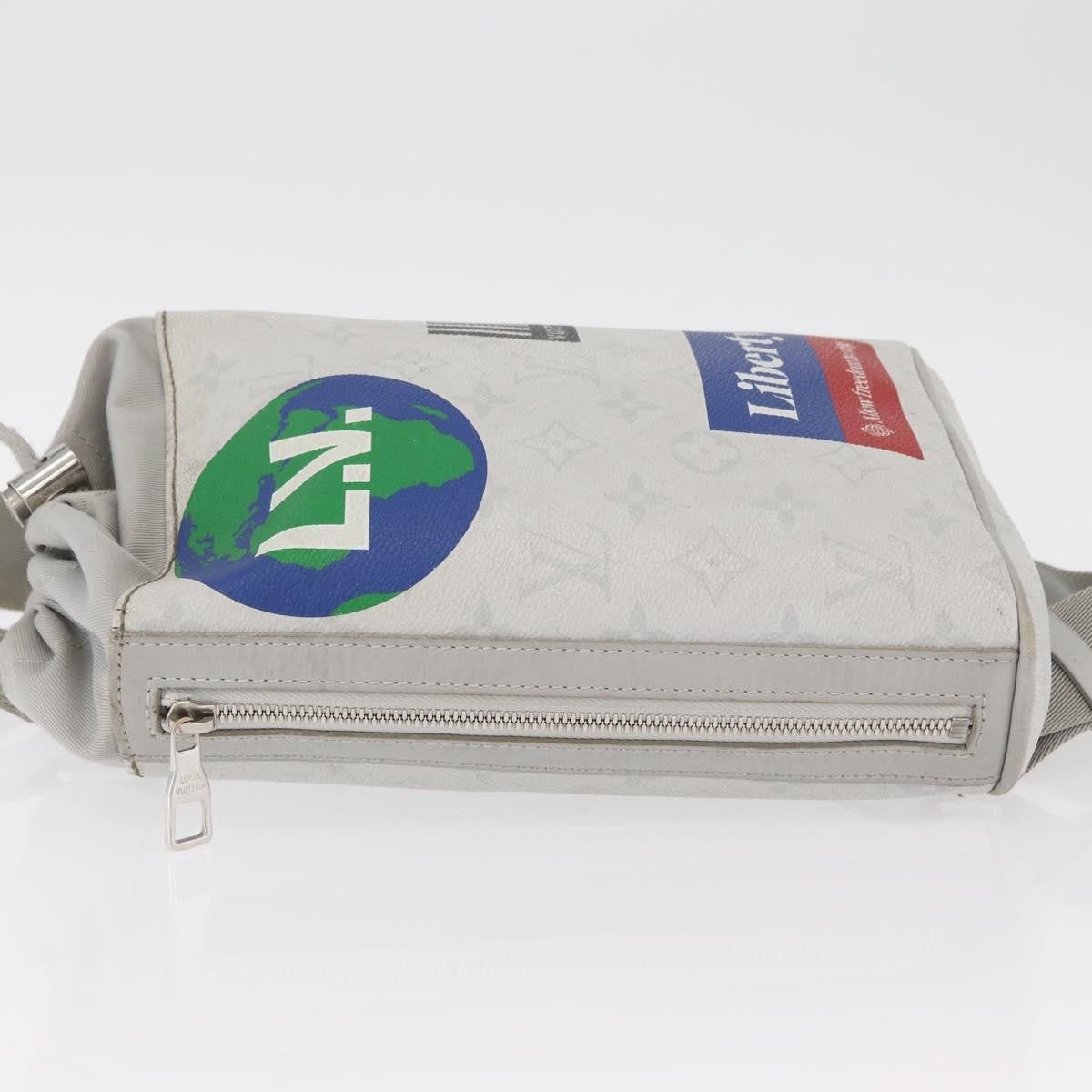 Louis Vuitton Chalk Sling Limited Edition Logo Story Monogram Canvas