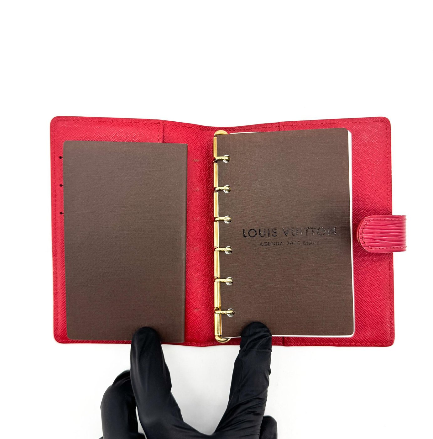 Louis Vuitton Ring Agenda Cover Epi Leather PM
