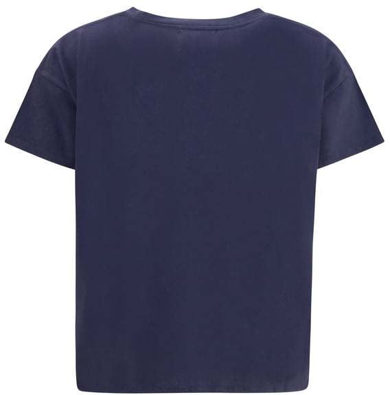 Loulou De Saison Blue Cotton T-Shirt
