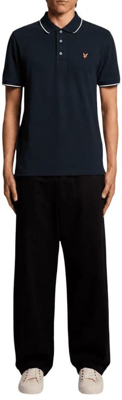Lyle & Scott Blue Cotton Polo Shirt