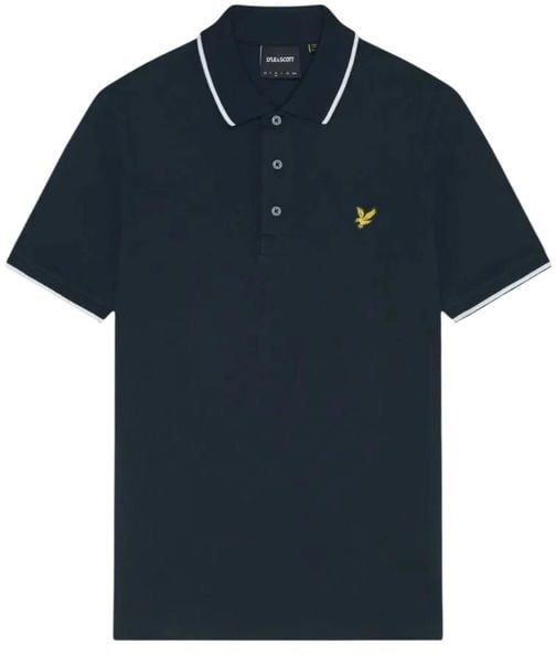 Lyle & Scott Blue Cotton Polo Shirt