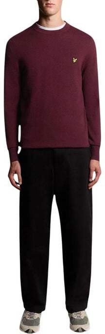 Lyle & Scott Bordeaux Cotton Sweatshirt
