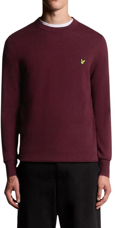Lyle & Scott Bordeaux Cotton Sweatshirt