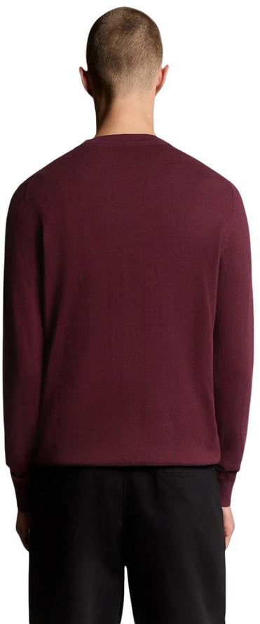 Lyle & Scott Bordeaux Cotton Sweatshirt