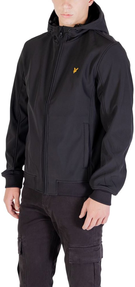 Lyle & Scott Black Polyester Parka