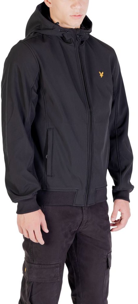 Lyle & Scott Black Polyester Parka