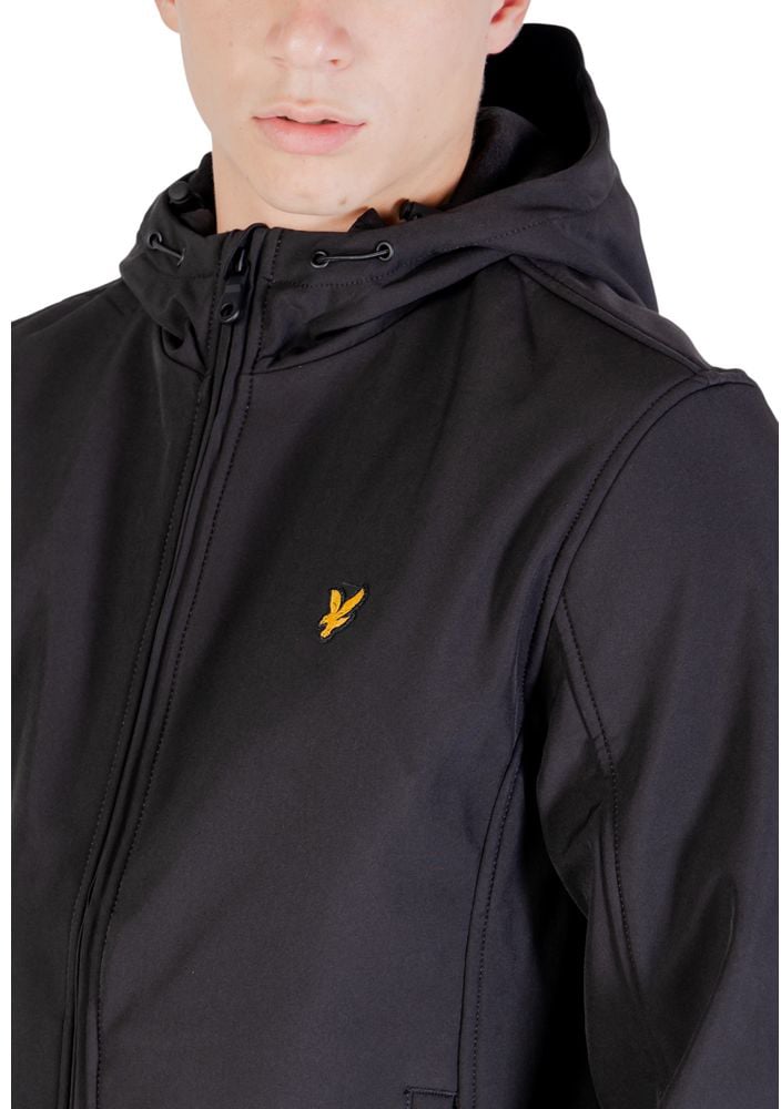 Lyle & Scott Black Polyester Parka