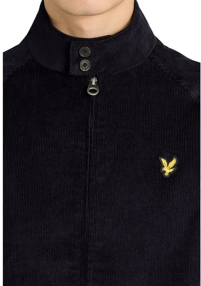 Lyle & Scott Blue Cotton Biker Jacket