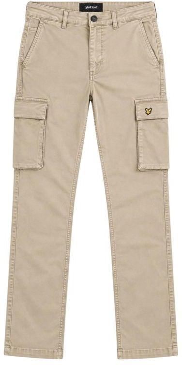 Lyle & Scott Beige Cotton Cargo Pants