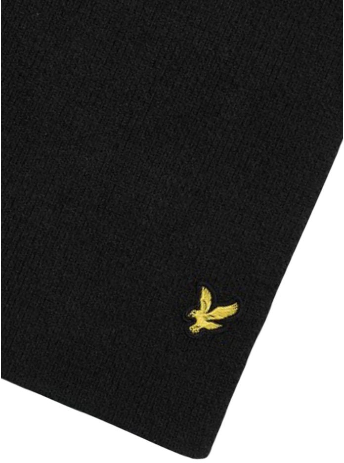 Lyle & Scott Black Viscose Scarf