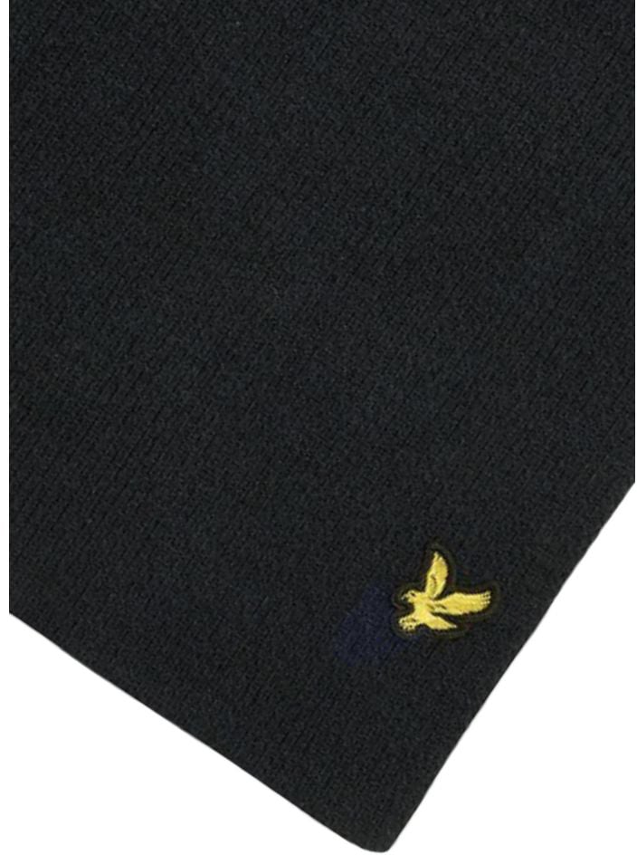 Lyle & Scott Blue Viscose Scarf