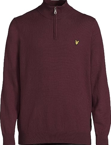Lyle & Scott Cotton Merino Quarter Zip Jumper
