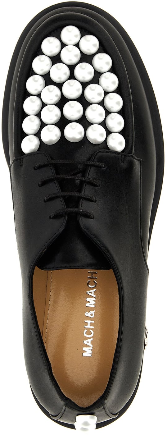 MACH & MACH Bicolor Calfskin Oxfords And Derbies