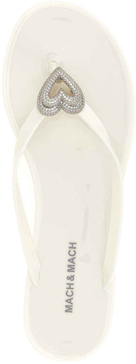 MACH & MACH White Pvc Slides