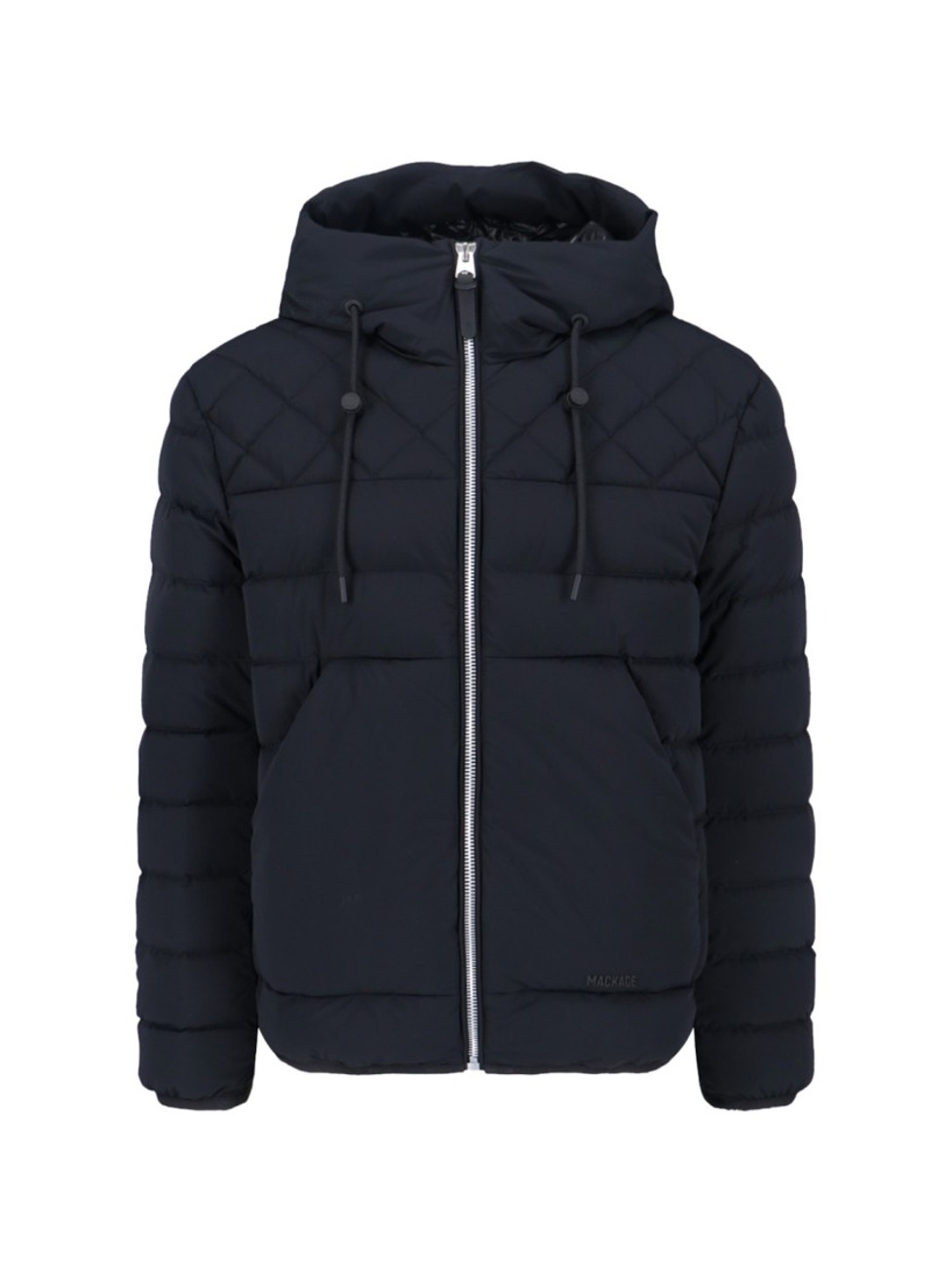 Adjustable Hood Quilted Down Jacket