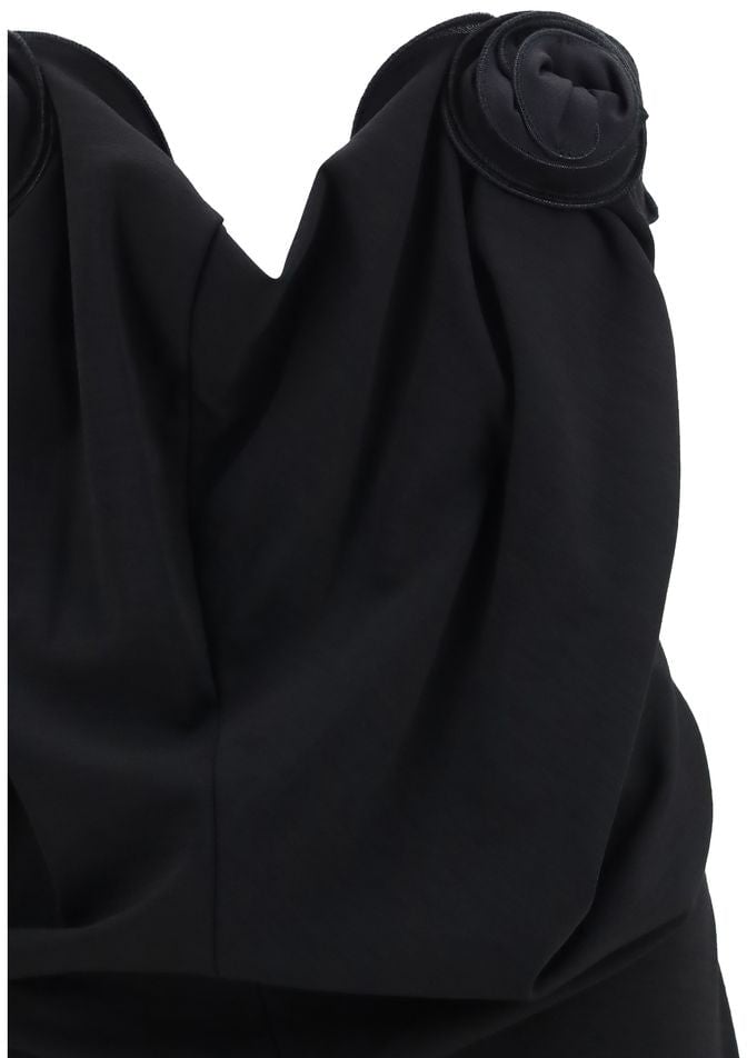 Magda Butrym Black Wool Oves Aries Cocktail Dress