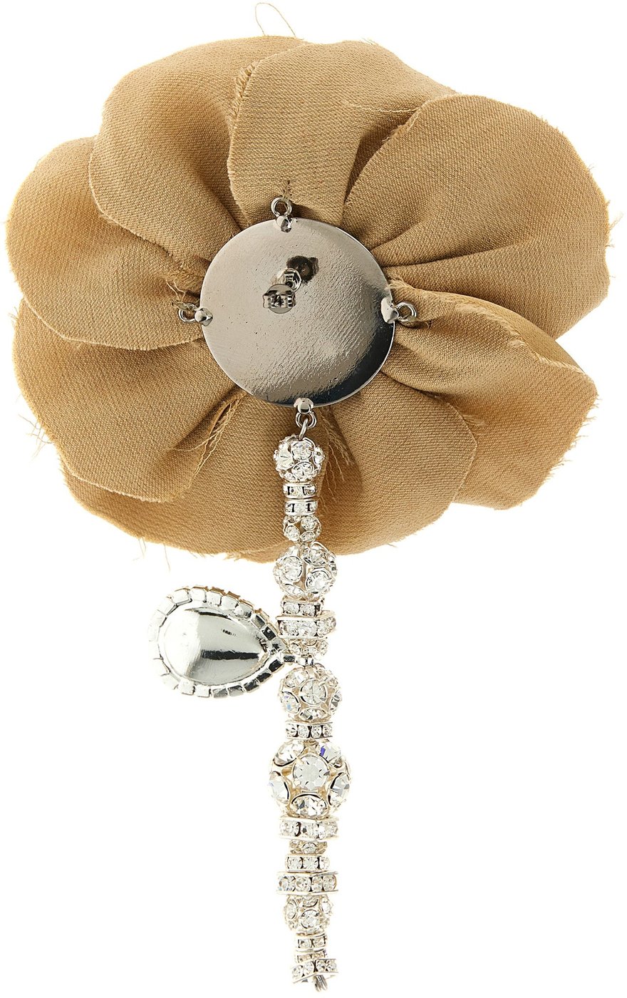 Magda Butrym Beige Brass Earrings