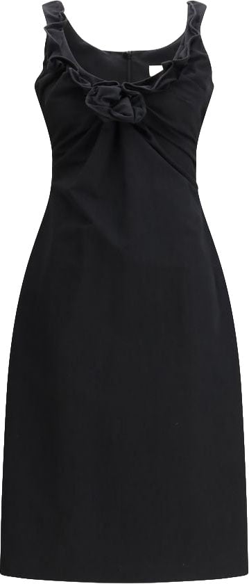 Magda Butrym Black Cotton Casual Dress