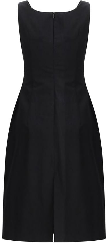 Magda Butrym Black Cotton Casual Dress