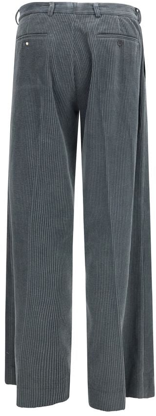Magliano Gray Cotton Casual Pants