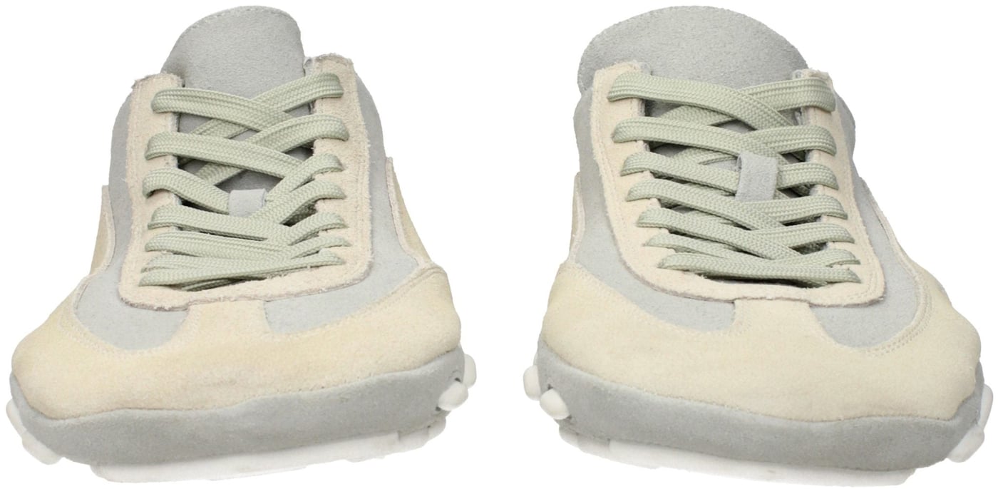 Magliano Beige Leather Low Top Sneakers