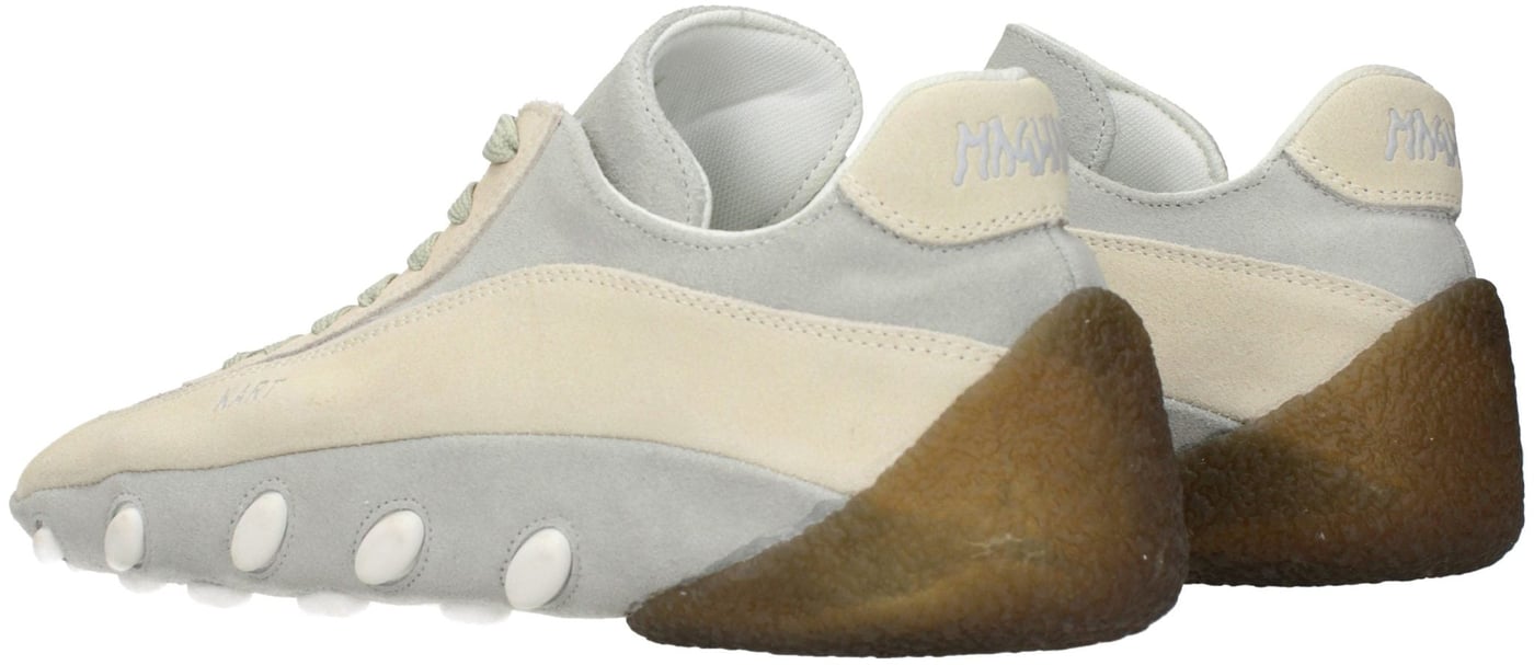 Magliano Beige Leather Low Top Sneakers