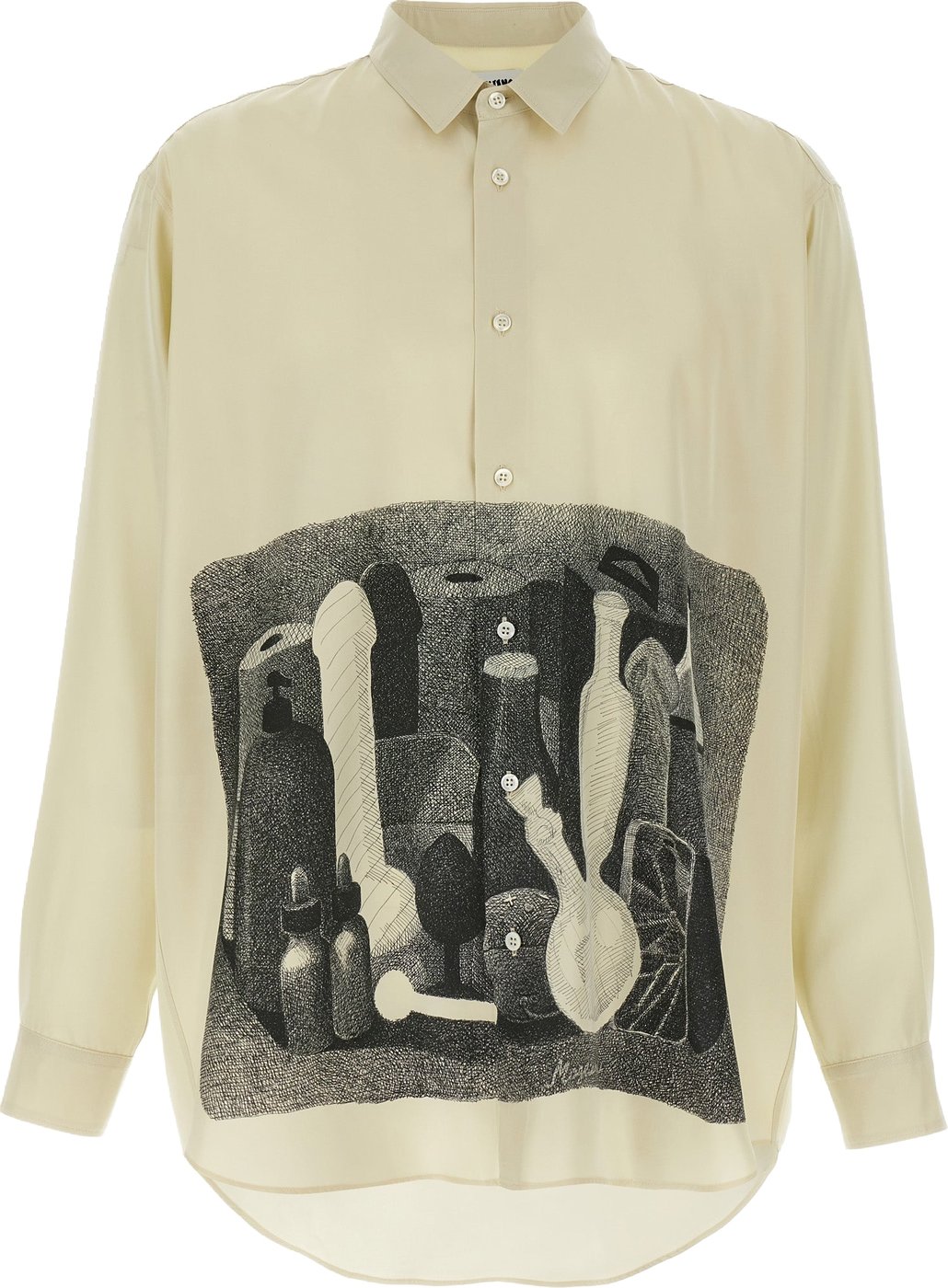 Magliano Beige Silk Blouse