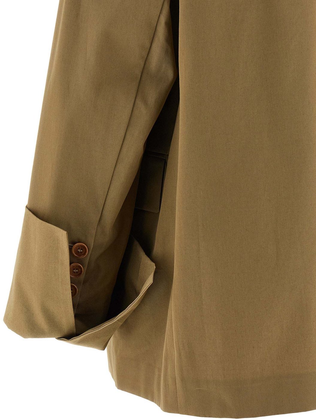 MAISON JEJIA Beige Cotton Blazer