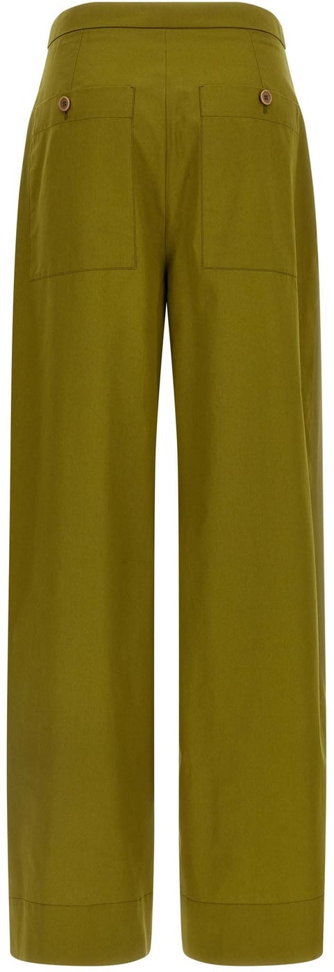 MAISON JEJIA Bicolor Silk Casual Pants