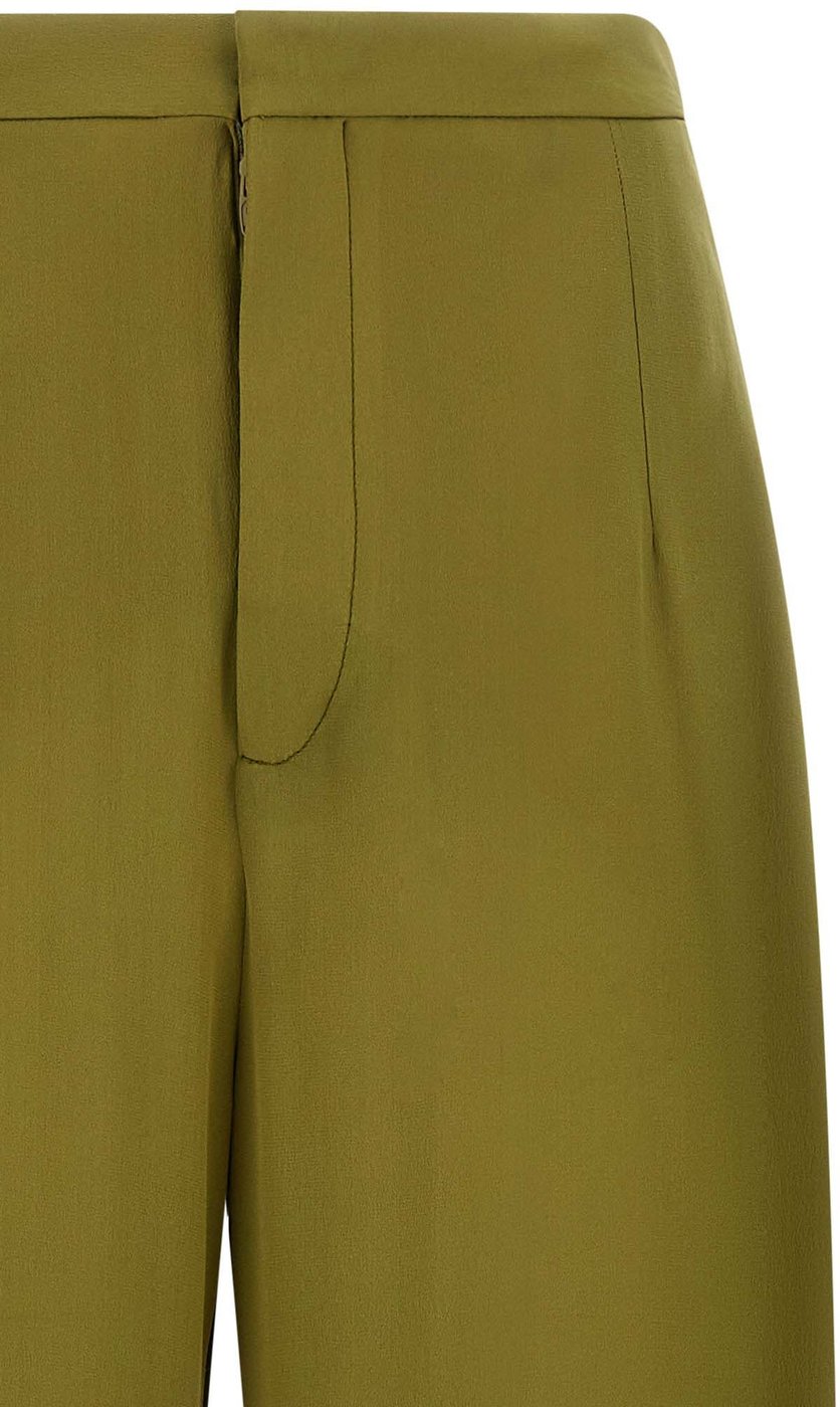 MAISON JEJIA Bicolor Silk Casual Pants