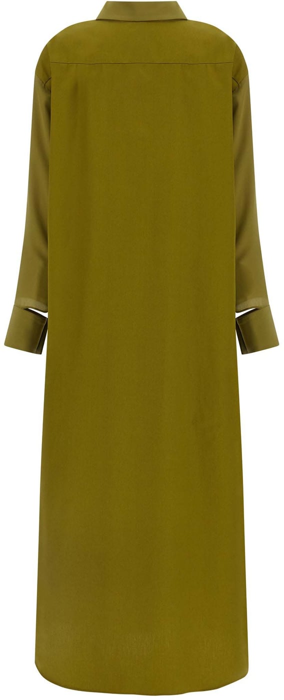MAISON JEJIA Bicolor Silk Long Dress