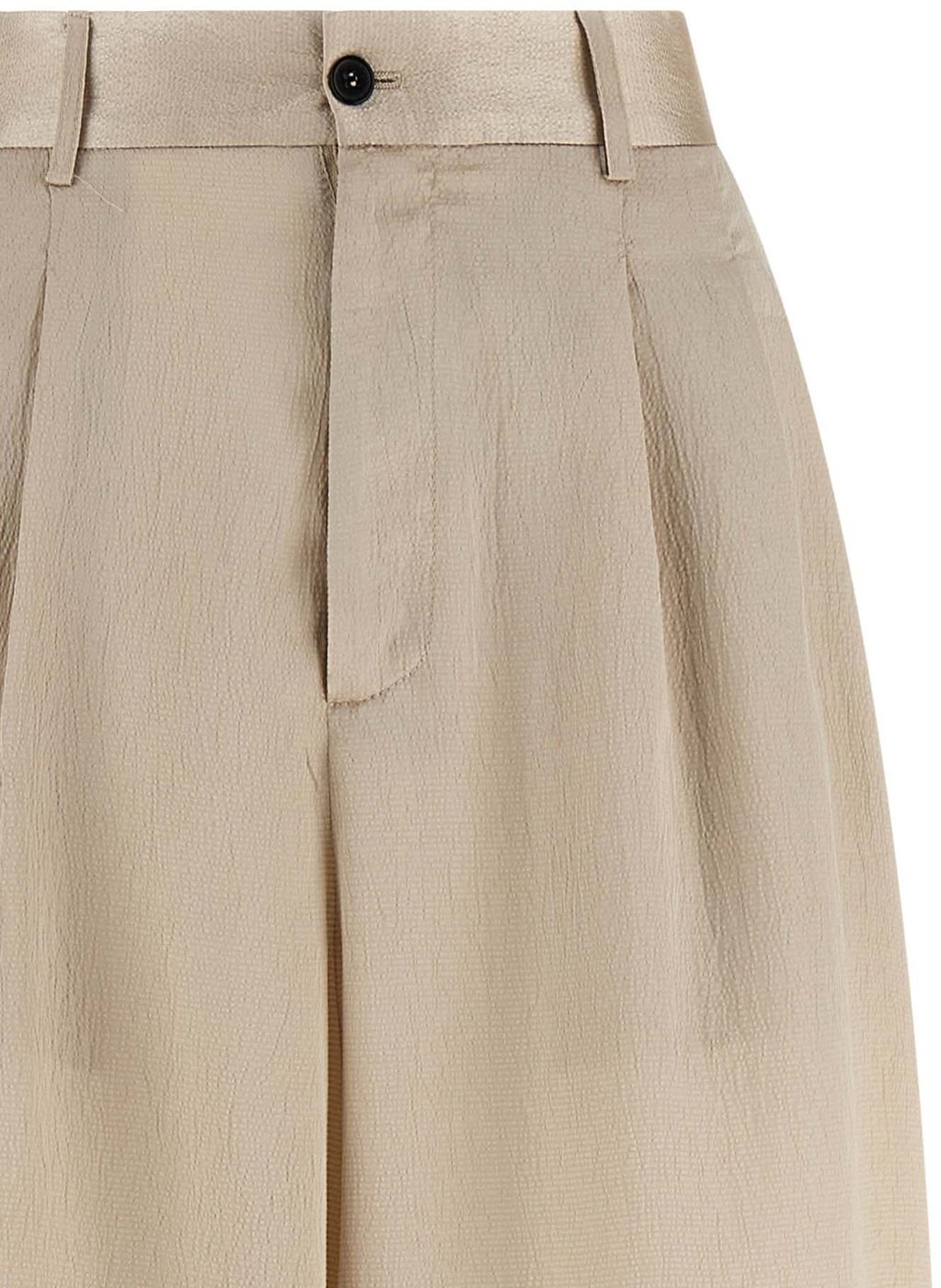MAISON JEJIA Beige Polyester Casual Pants