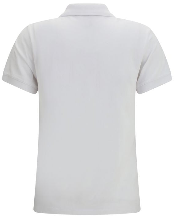 Maison Kitsuné White Cotton Polo Shirt