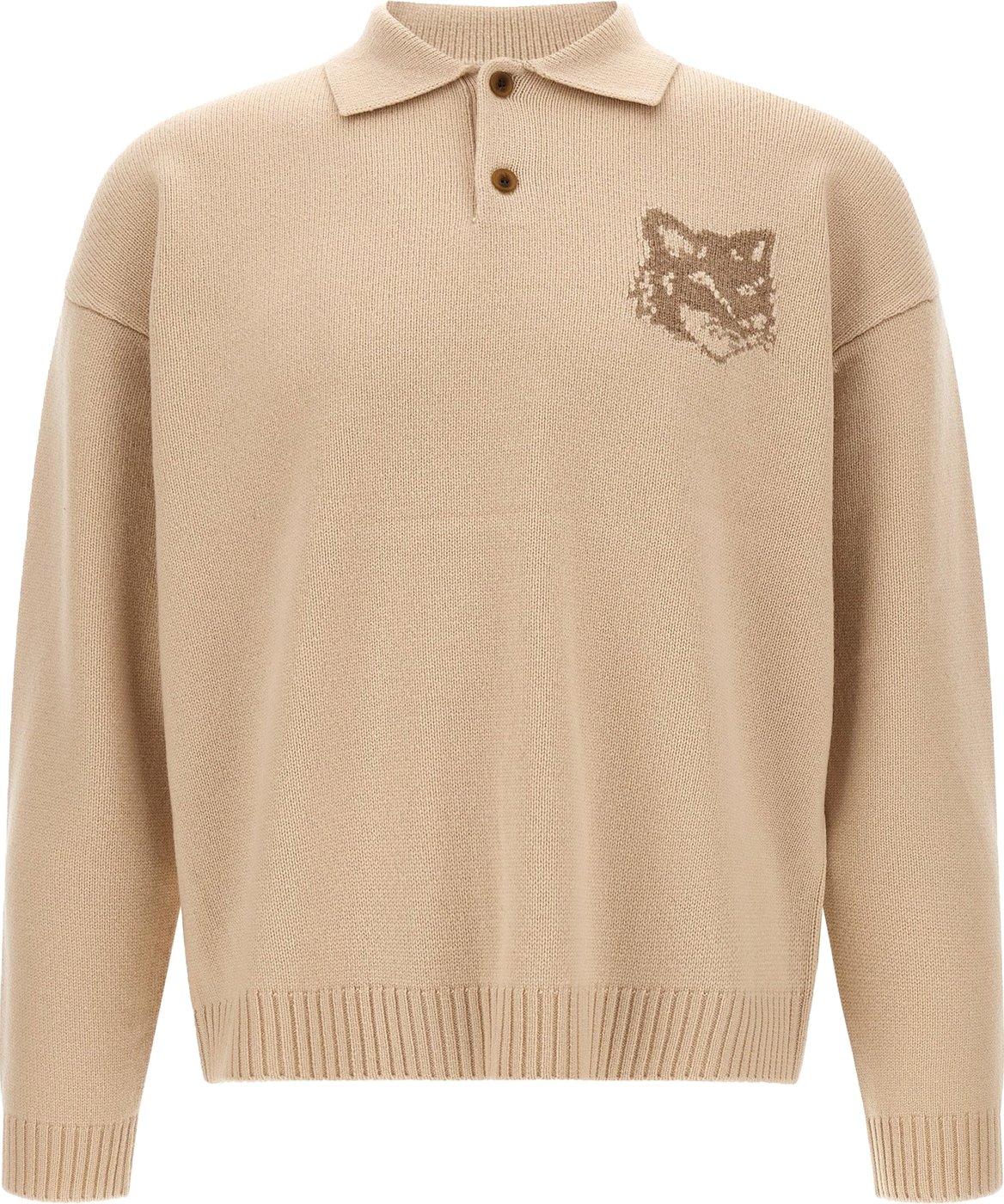 Maison Kitsuné Fox Head Intarsia Sweater