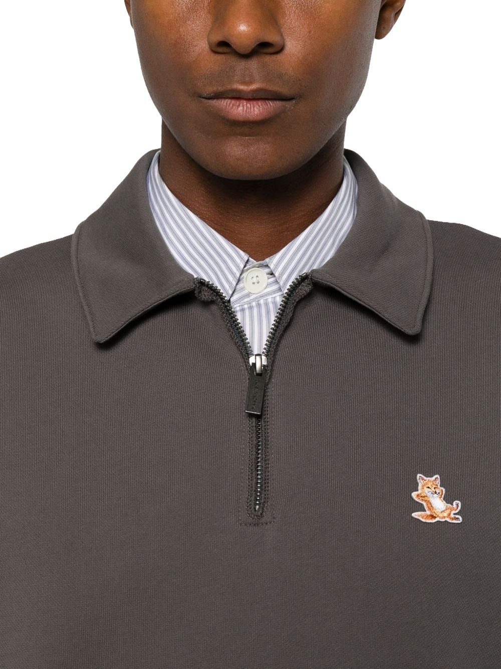 Maison Kitsune' Sweaters Dark Grey