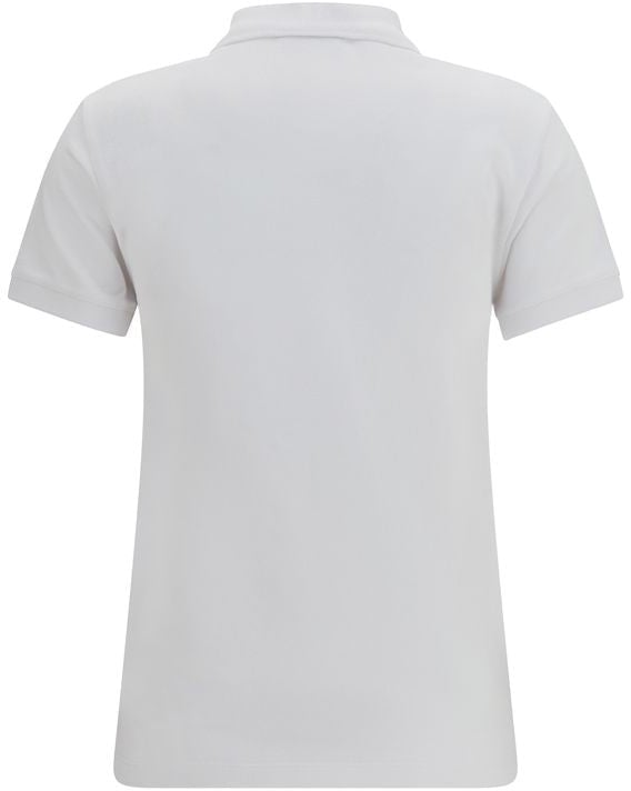 Maison Kitsuné White Cotton Polo Shirt