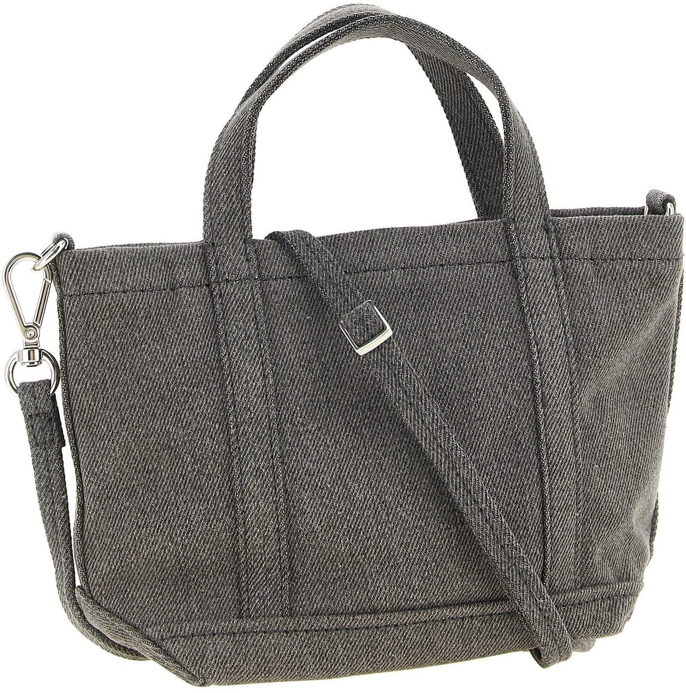 Maison Kitsuné Gray Cotton Tote Bag
